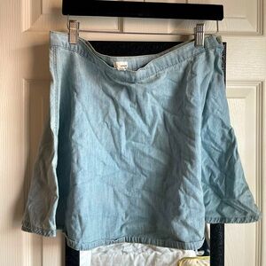 garage denim mini skirt